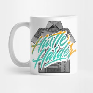 Hustle Harder Teal Zeal Mug